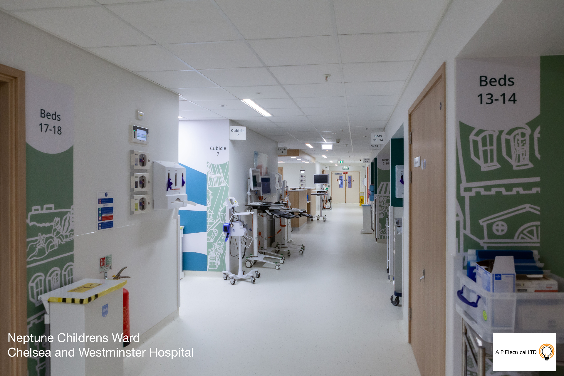 AP Electrical — Neptune Ward corridor lighting