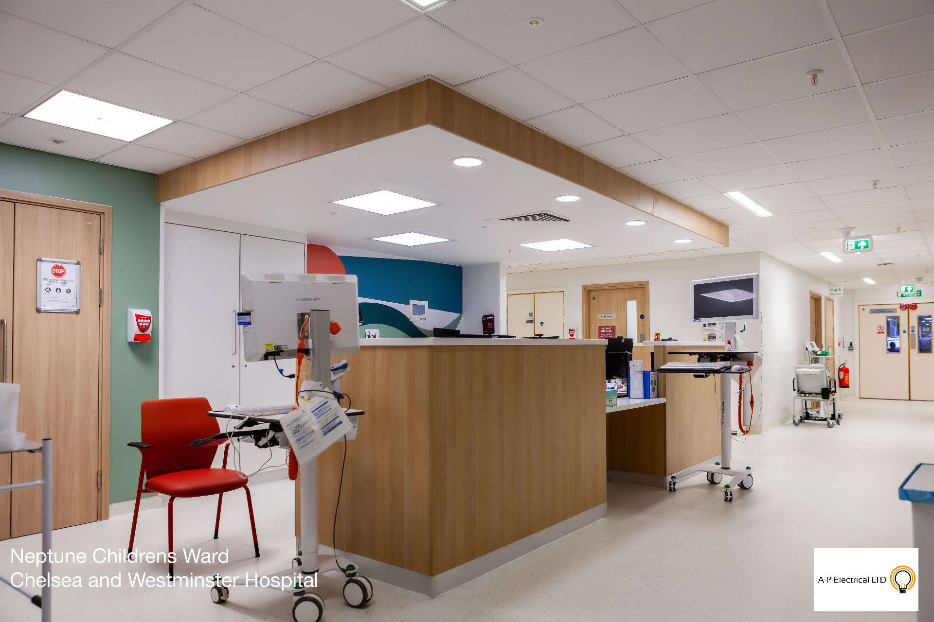 AP Electrical — Neptune Ward nurses' station lighting